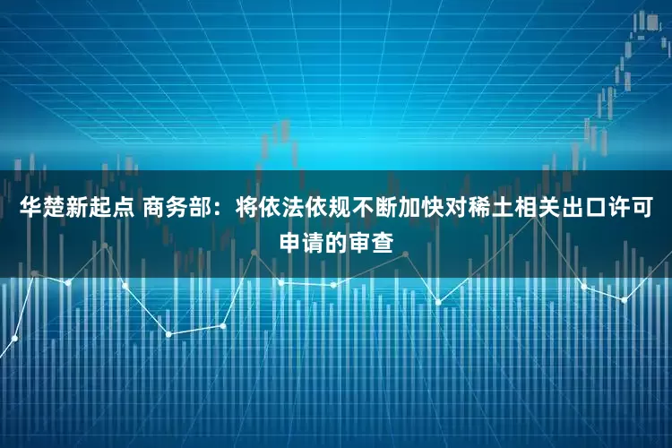华楚新起点 商务部：将依法依规不断加快对稀土相关出口许可申请的审查
