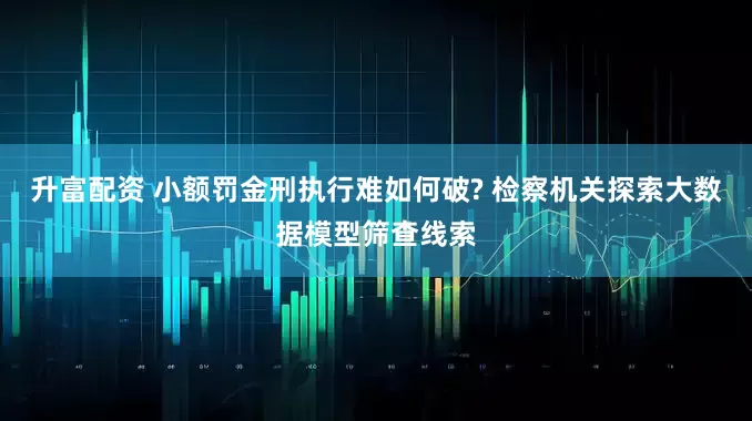 升富配资 小额罚金刑执行难如何破? 检察机关探索大数据模型筛查线索
