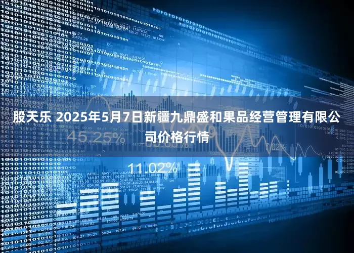 股天乐 2025年5月7日新疆九鼎盛和果品经营管理有限公司价格行情